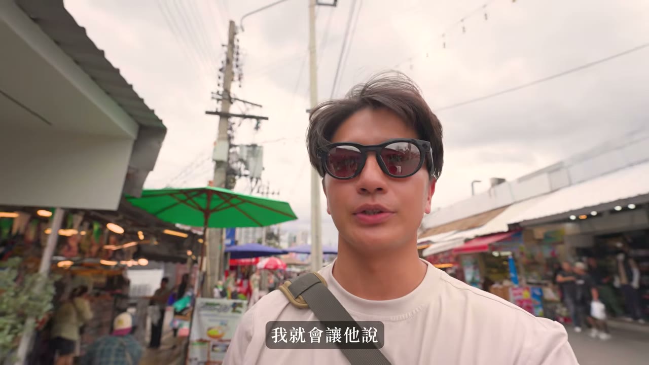 Hiram 在市集分享讓孩子自己開口購物的想法